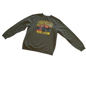 Joe Boxer "Monster Truck Academy" sweatshirt Pullover Youth Boys XL 14-16